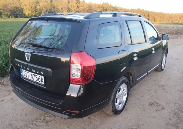 Dacia Logan cena 19900 przebieg: 143250, rok produkcji 2014 z Radzymin małe 137